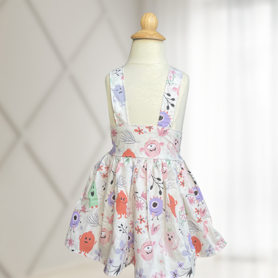 Garden Monster Suspender Skirt 2T